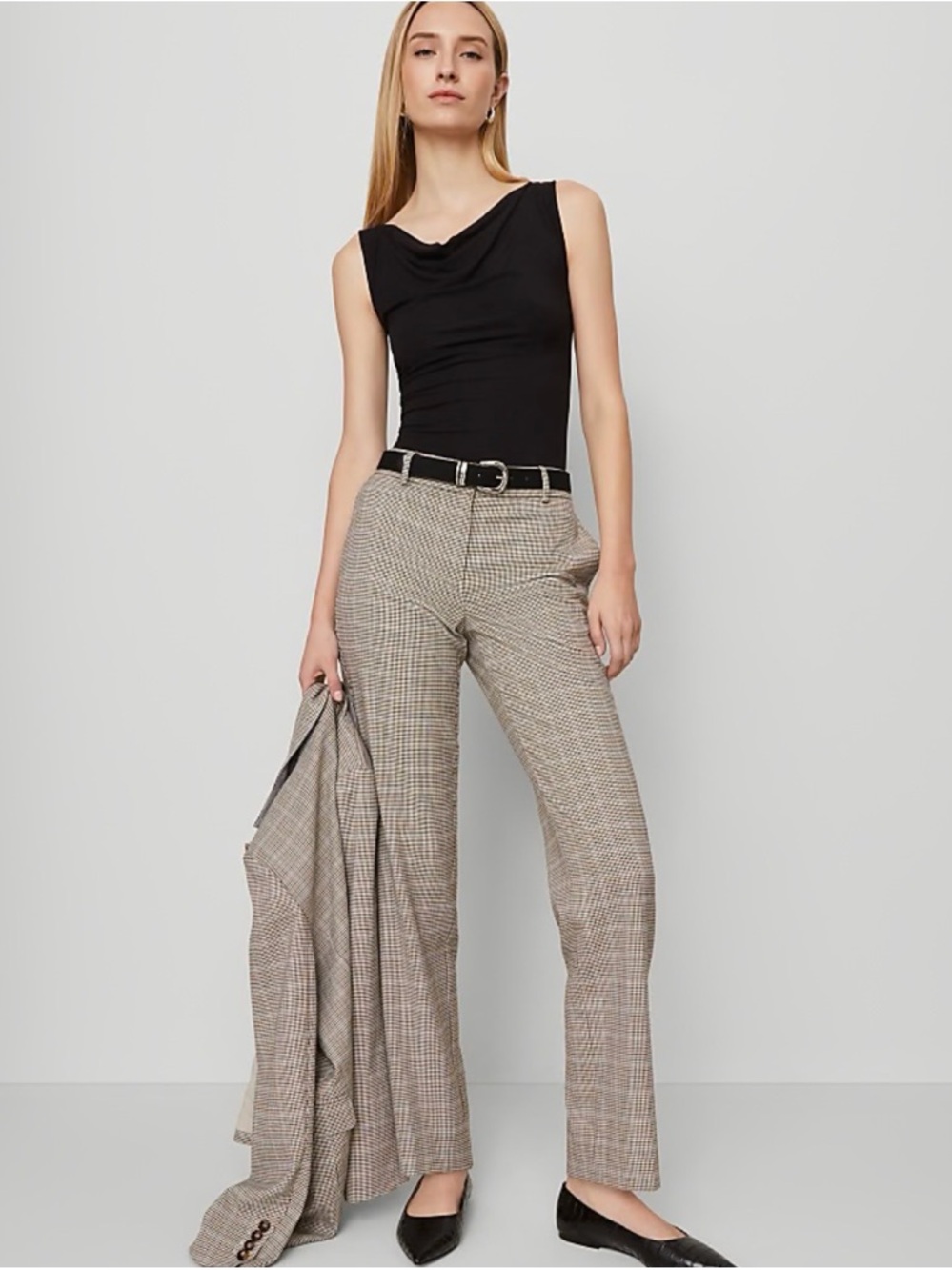 Banana Republic women’s Beige Houndstooth Dress Pants
